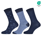 COTTONELITE™ – 3-V-1 PRÉMIOVÉ BAVLNENÉ PONOŽKY S CERTIFIKOVANOU KVALITOU OEKO-TEX (3 V BALENIE) - 1,66 € za ks