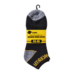 WORKERPRO™ – PÁNSKE PRACOVNÉ PONOŽKY 5 V 1 S CERTIFIKÁTOM OEKO‑TEX (SADA 5 KS) - 1,38 € za ks