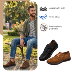KOMFORIX - PÁNSKE MOKASÍNY NA CELODENNÉ POHODLIE