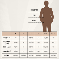 PÁNSKE BAVLNENÉ NOHAVICE - MISTRAL