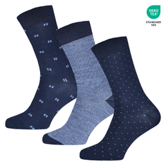 COTTONELITE™ – 3-V-1 PRÉMIOVÉ BAVLNENÉ PONOŽKY S CERTIFIKOVANOU KVALITOU OEKO-TEX (3 V BALENIE) - 1,66 € za ks