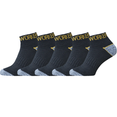 WORKERPRO™ – PÁNSKE PRACOVNÉ PONOŽKY 5 V 1 S CERTIFIKÁTOM OEKO‑TEX (SADA 5 KS) - 1,38 € za ks