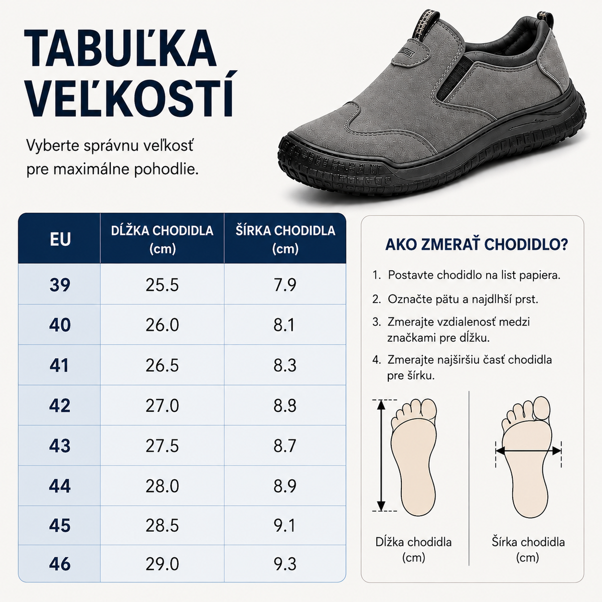 DAYWALK™ - PÁNSKE TOPÁNKY VEĽMI ĽAHKÉ, S PROTIŠMYKOVOU PODRÁŽKOU