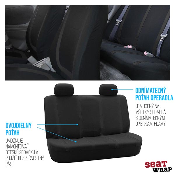 SEATWRAP® - UNIVERZÁLNE AUTOPOŤAHY