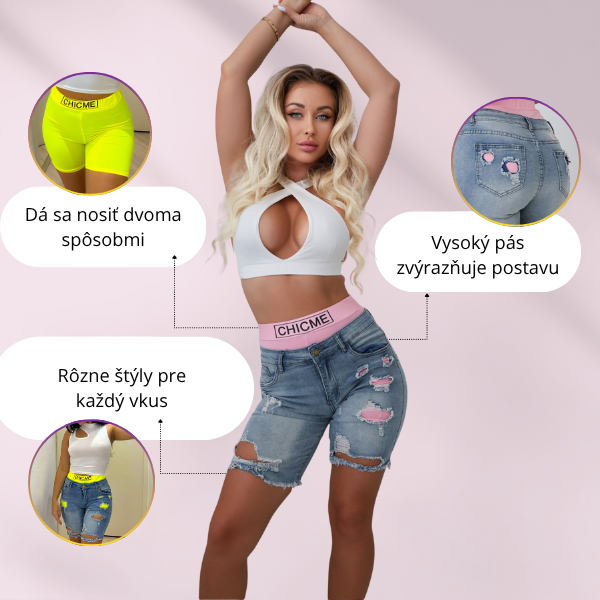 PATCHFUSION - DÁMSKE KRÁTKE NOHAVICE