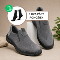 SIVÁ + DVA PÁRY PONOŽIEK