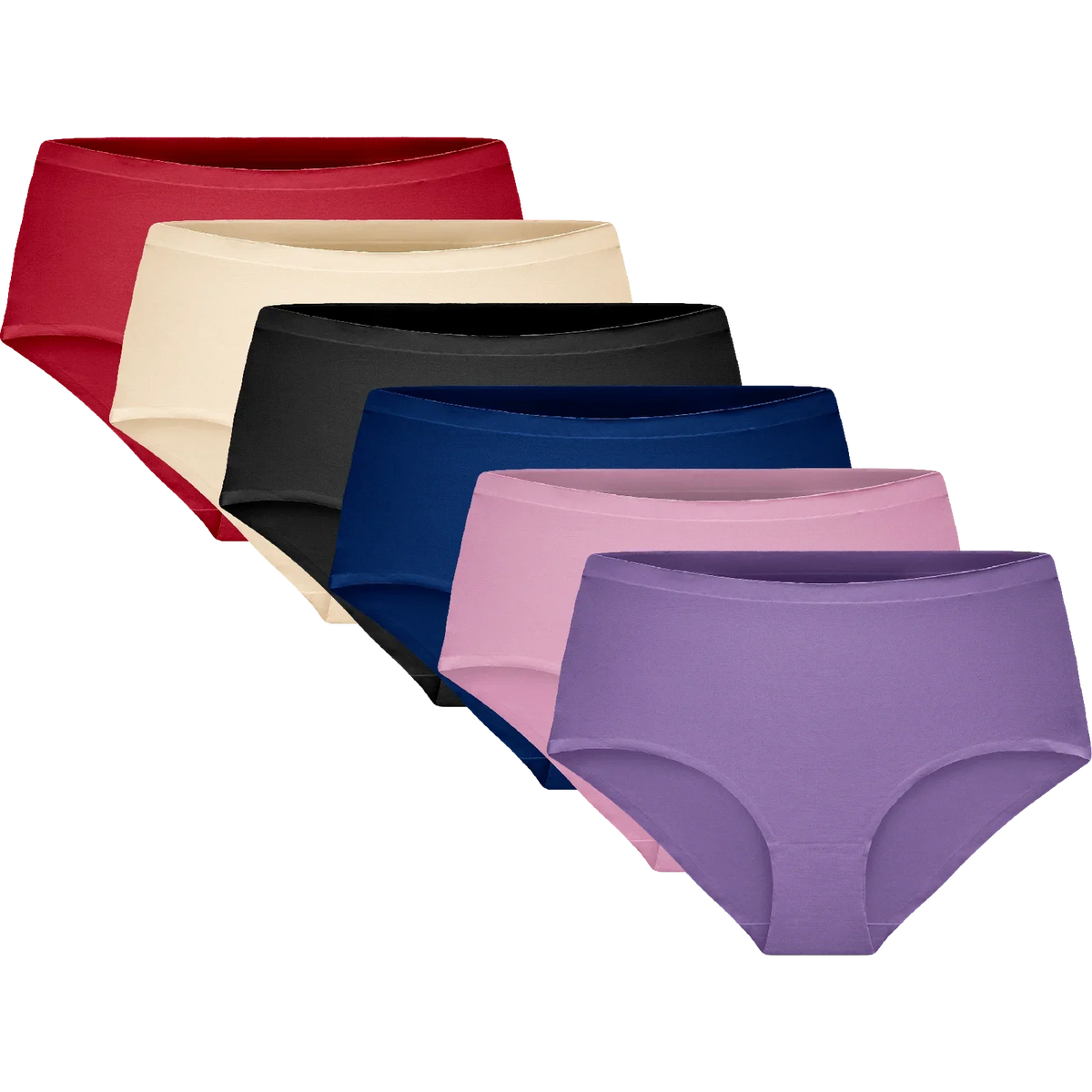 SOFTMIDI™ – BEZŠVOVÁ SPODNÁ BIELIZEŇ (6 KS V BALENÍ) - 2,49 € za kus